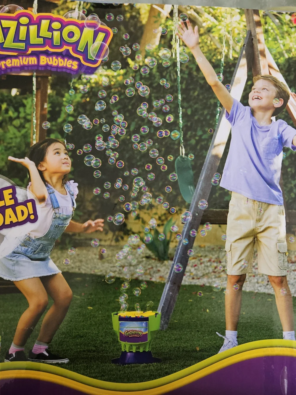 Ultimate Bubble Machine Playset - Green & Purple